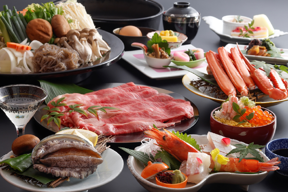 豪華サウナ飯会席料理